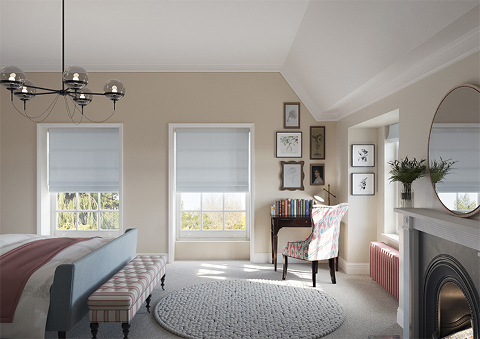 Oslo, Cloud - Twist&Fit Roman Blind - Image 9